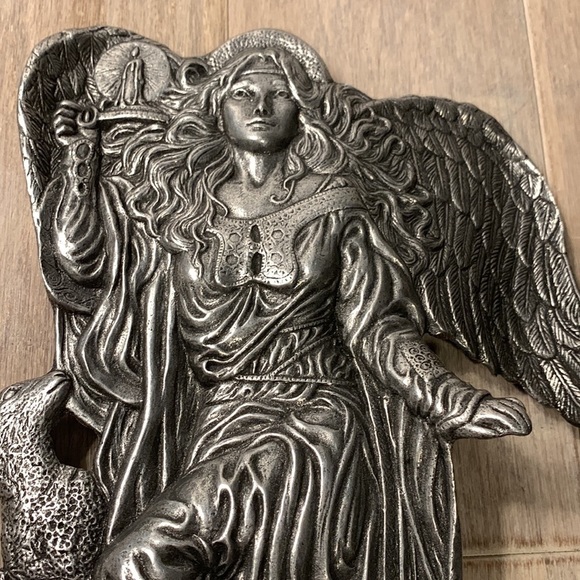 ANGEL & Lamb w/Wings Candle Stick Holder- Excellent Condition - Picture 13 of 15